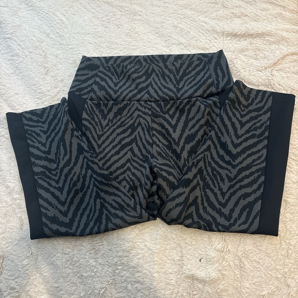 adidas Black Zebra Print Leggings